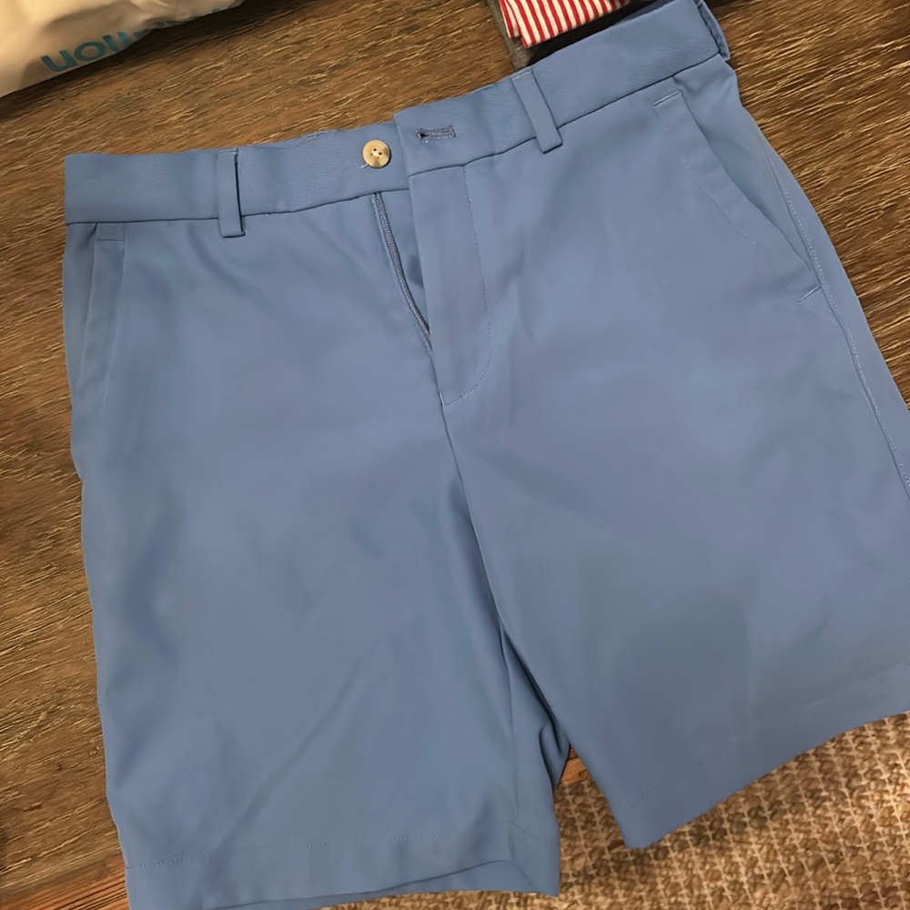 Kids Peter Millar Salem Shorts. Great Condition. Large. Cornflower Blue